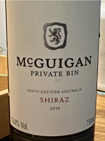 McGuigan · Private Bin Shiraz