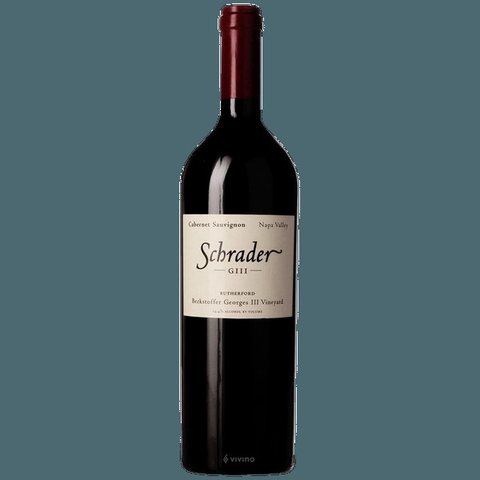 Schrader · Cabernet Sauvignon GIII (G3) Beckstoffer Georges III Vineyard