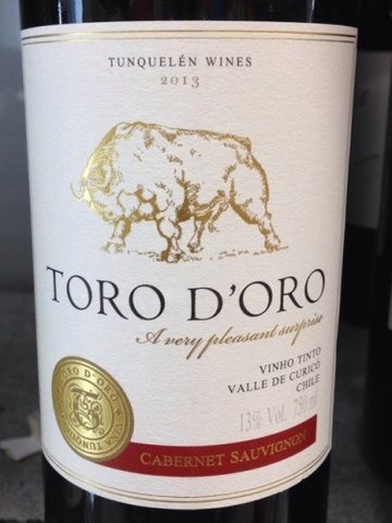 Tunquelen · Toro d'Oro Cabernet Sauvignon