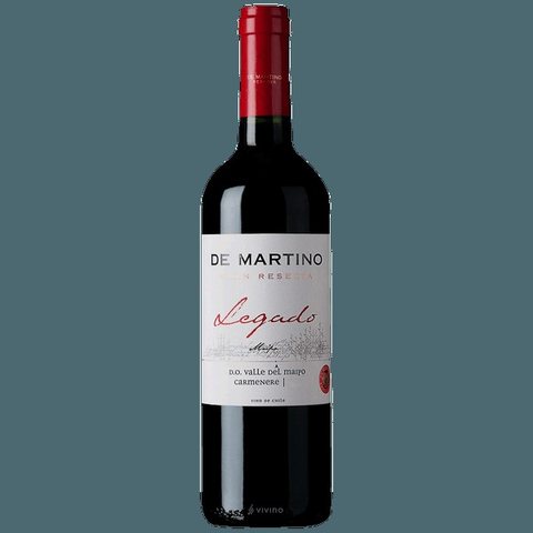 De Martino · Legado Carmenère (Reserva)