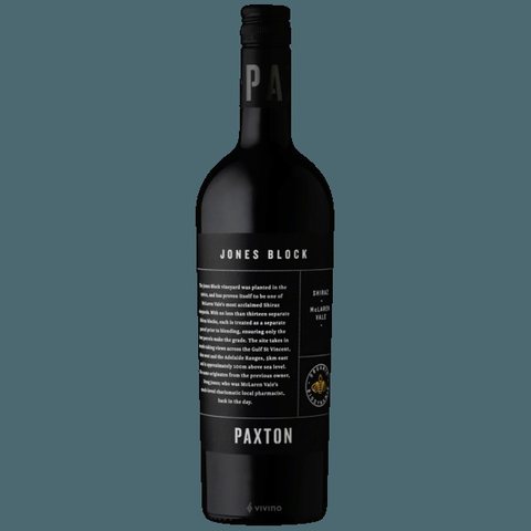Paxton · Jones Block Single Vineyard Shiraz
