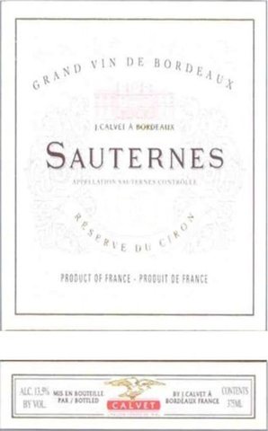 Calvet · Sauternes