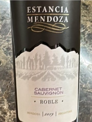 Estancia Mendoza · Cabernet Sauvignon Roble