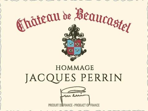 Château de Beaucastel · Hommage à Jacques Perrin Châteauneuf-du-Pape