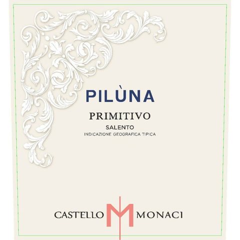Castello Monaci · Primitivo Salento Pilùna