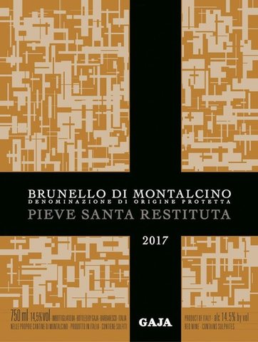 Gaja · Pieve Santa Restituta Rennina Brunello di Montalcino
