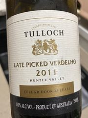 Tulloch Wines · Cellar Door Release Late Picked Verdelho