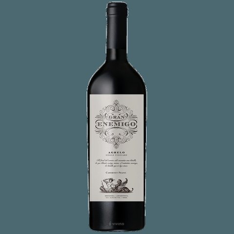El Enemigo · Gran Enemigo Single Vineyard Agrelo Cabernet Franc