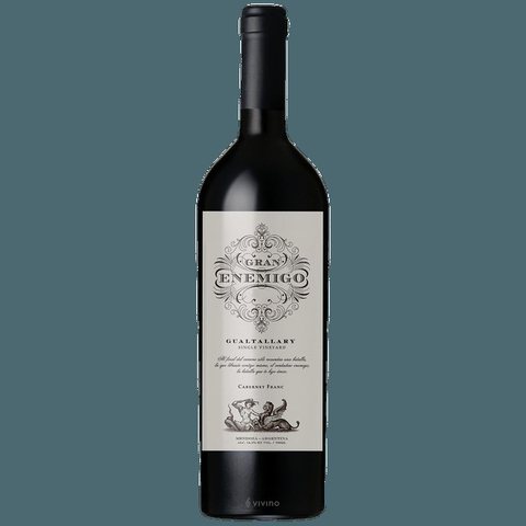 El Enemigo · Gran Enemigo Single Vineyard Gualtallary Cabernet Franc