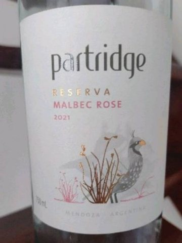 Viña Las Perdices · Partridge Gran Reserva Malbec