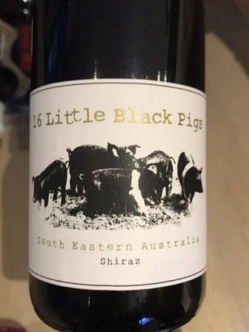 16 Little Black Pigs Shiraz