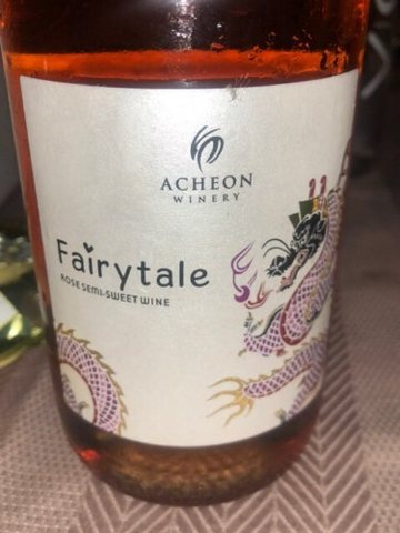 Acheon · Fairytale Rosé Semi-Sweet