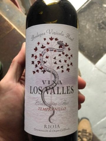 Vinícola Real · Vina los Valles Rioja Tempranillo
