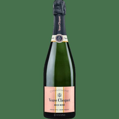 Veuve Clicquot Rich Rosé Champagne
