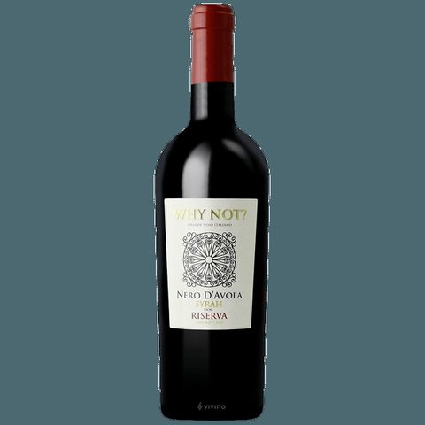 Contri · Why Not? Nero d'Avola - Syrah Riserva