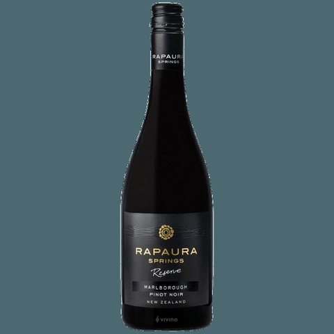 Rapaura Springs · Reserve Marlborough Pinot Noir