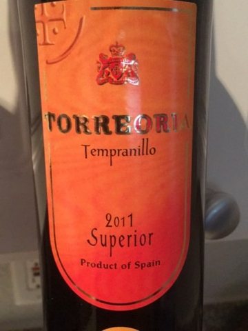 Torre Oria · TO Tempranillo