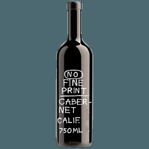 No Fine Print · Cabernet