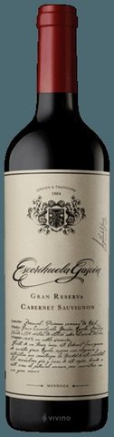 Escorihuela Gascón · Gran Reserva Cabernet Sauvignon