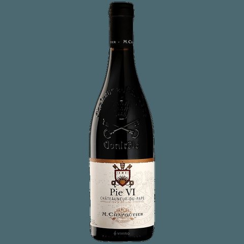 M. Chapoutier · Pie VI Châteauneuf-du-Pape