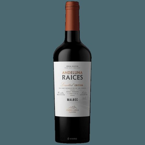 Andeluna · Raices Limited Edition Malbec