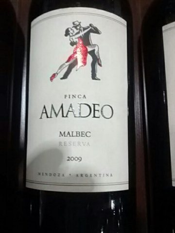 Amadeo Marañón · Finca Amadeo Malbec