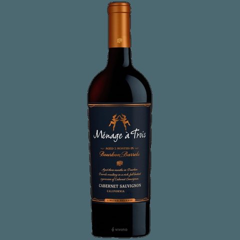 Ménage à Trois · Bourbon Barrel Cabernet Sauvignon