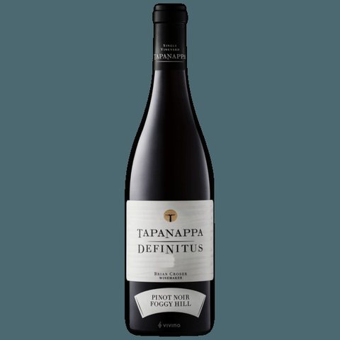 Tapanappa · Definitus Foggy Hill Pinot Noir