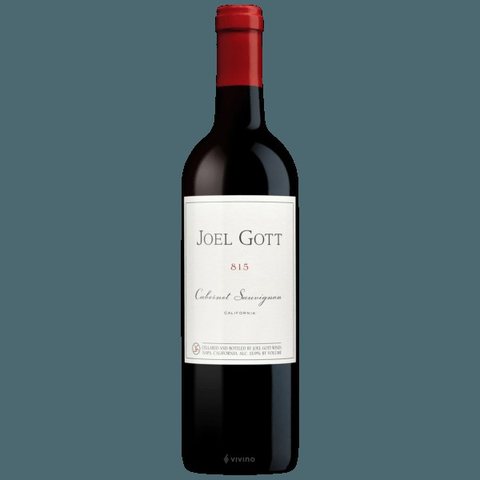 Joel Gott · Cabernet Sauvignon (815)