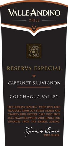 Valle Andino · Gran Reserva Cabernet Sauvignon