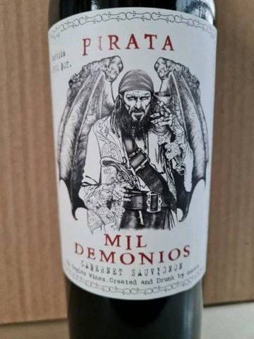 Sin Reglas Wines · Mil Demonios Pirata Cabernet Sauvignon